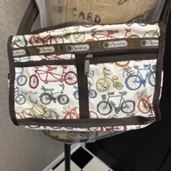 LeSportsac 自転車柄 ショルダーバッグ