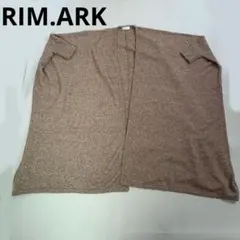 039RIM.ARK リムアーク ニットカーディガン ブラウン