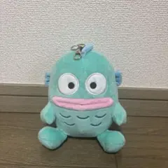 水色 魚型 ぬいぐるみ キーホルダー