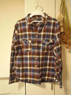 【SALE】チェック柄長袖シャツ Lサイズ 秋冬