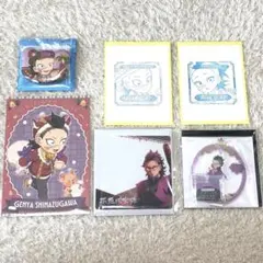 鬼滅の刃 不死川玄弥 お楽しみくじ 眉山限定 クリアカード アクスタ 缶バッジ