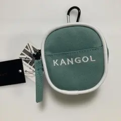 KANGOL カラビナ付き　ミニポーチ