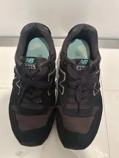 ニューバランス996 ブラック/グレー スニーカー 24cm