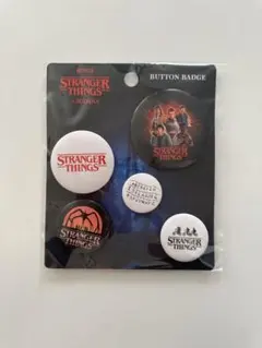 ストレンジャーシングス　スリーコインズバッジセット 5個入り