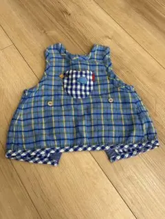 ラグマート　ベビー服　ベスト　エプロン　リバーシブル　80cm