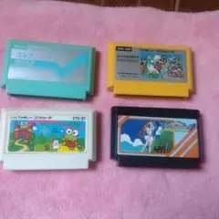FC ファミコン4点　マリオブラザーズ＆けろけろけろっぴの大冒険等
