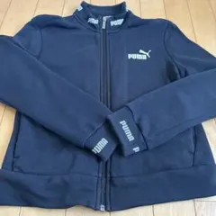 PUMA 黒 ジップアップジャケット S