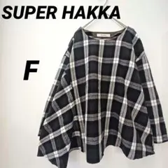 SUPER HAKKA スーパーハッカ タータンチェックアシンメトリーブラウスのサムネイル