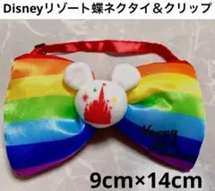 ディズニーリゾート　レインボー　蝶ネクタイ東京ディズニーリゾート シンデレラ城