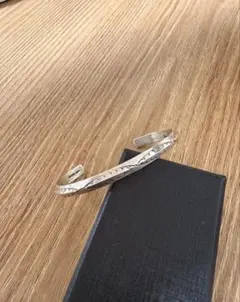 シルバー sterling TAHE インディアンジュエリー　オープンバングルのサムネイル