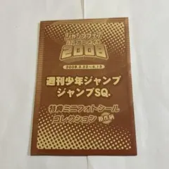 ジャンプフェアINアニメイト2008 特典ミニフォトシール ワンピース2枚