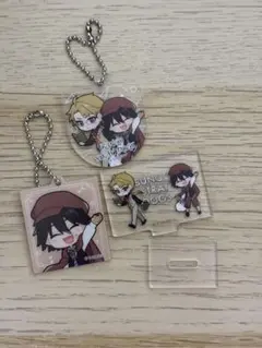 文豪ストレイドッグス アクリルスタンド、ストラップ 江戸川乱歩、国木田独歩