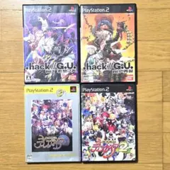 PS2 .hackシリーズ 　魔界戦記ディスガイア　4本セット　まとめ売り