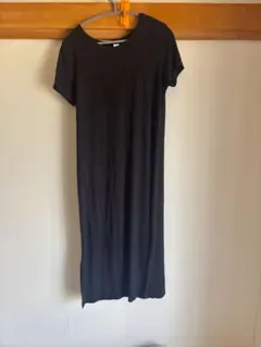 OLD NAVY 半袖 Tシャツワンピースシンプル無地 ブラック【Sサイズ】のサムネイル