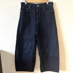GUバルーンレッグデニムパンツ インディゴ XLサイズのサムネイル
