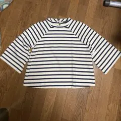 MARC BY MARC JACOBS ボーダーシャツ　七分袖　ハイネック