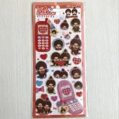 【正規品】平成はっぴーフォン シール モンチッチ 赤