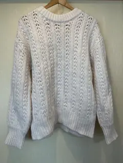 レディース　Te chichi テチチ　 ニット　セーター　長袖　淡いピンク　F