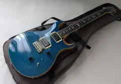美品 PRS SE Custom 24 Blue Matteo Quilt