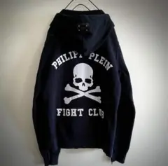PHILIPP PLEIN フィリッププレイン　パーカー　ドクロ　y2k 黒 PHILIPP PLEIN フィリッププレイン パーカー ドクロ y2k 黒