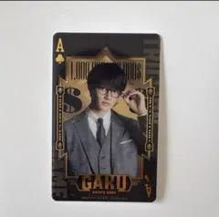 トリリオンゲーム　箔押しクリアカード　トレカサイズ　平学　佐野勇斗