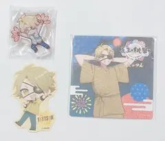 からぴち たっつん ステッカー 真夏の桃祭りコースター ファミマアクスタ