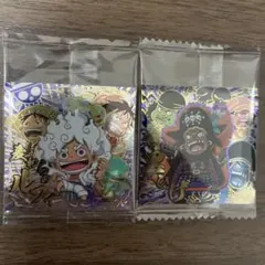 ワンピースウエハースシール ルフィ&黒ひげ