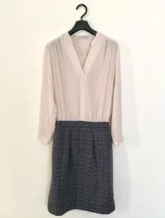 オペーク　ドッキングワンピース　春夏秋コーデ　Lサイズ