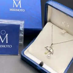 未使用　MIKIMOTO ミキモト　ペンダント　宝石箱モチーフ　K18 パール MIKIMOTO - ミキモト MIKIMOTO ネックレス 桜モチーフ パール
