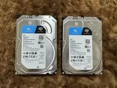 Seagate SkyHawk 3.5インチ 8TB ２個