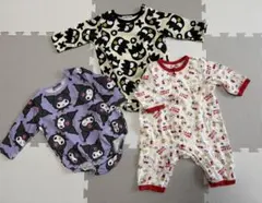 サンリオキャラクター柄ロンパース 95cm未満