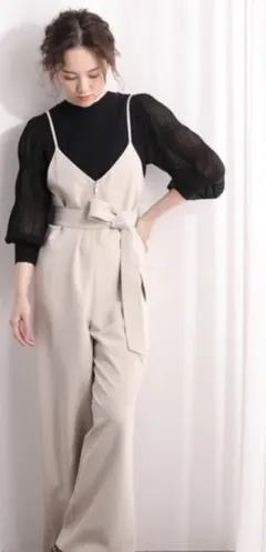 新品タグ付き☆袖マジョリカプリーツ7分袖ニットプルオーバー