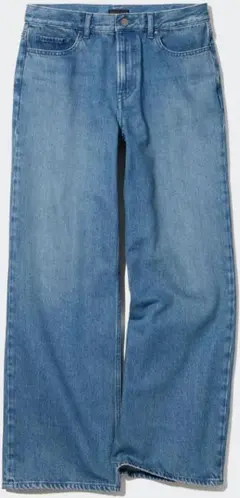 UNIQLO JEANS ブーツカットデニム ライトブルー