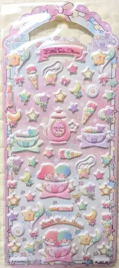 サンリオ キキララ リトルツインスターズ マシュマロシール ぷっくり