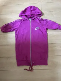 NIKE ジップアップパーカー パープルピンクM