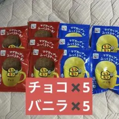 永谷園 マグカップでふっくらケーキ！ モコモコ バニラ5袋 チョコ5袋