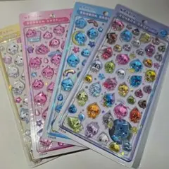 しずくちゃん　ボンボンドロップシール　大　 全4種セット　正規品