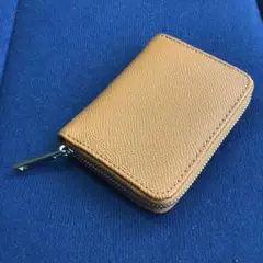 【便利！】本革 コインケース ミニ財布 ブラウン 茶色