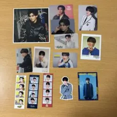 長尾謙杜　なにわ男子　CD特典　フォトカード　ステッカー　まとめ売り