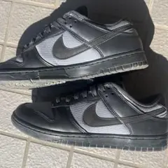 Nike グレー ブラック スニーカー　ダンク　ロー