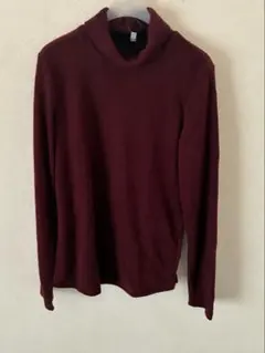 新品タグ付き☆UNIQLOライトフリース タートルネック長袖