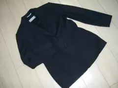 Max Mara テーラード半袖リネンジャケット サイズ40 黒白チェック 