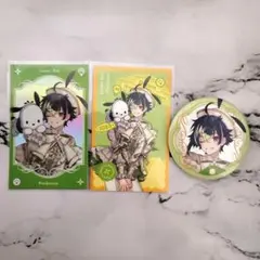 伊波ライサンリオコラボ缶バッジ&チェキ二枚セット