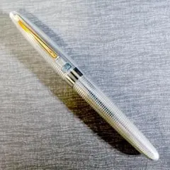 極美品】ウォーターマン 万年筆 ジェントルマン ソリッドシルバー