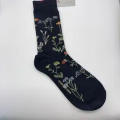 【新品】ミナペルホネン ソックス 花柄刺繍