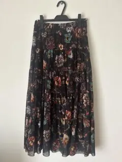 ヴィヴィアンタム　フラワー柄　ロングギャザースカート　スカート　花柄 ヴィヴィアンタム フラワー柄 ロングギャザースカート スカート 花柄