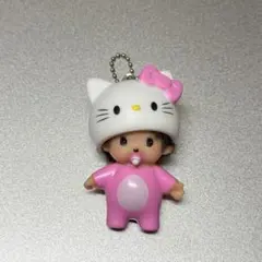 【新品】韓国限定　モンチッチ　ベビチッチ　ハローキティ コラボ キーホルダー
