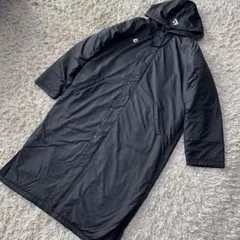 CONVERSE コンバース　フード付き ブラック ベンチコート