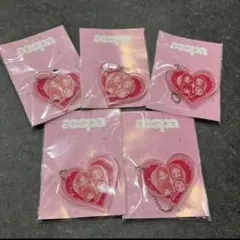 【新品未開封5点セット♡】aespa キャラクターキーリング