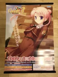 【非売品】Canvas 3 白銀のポートレート たにはらなつき B2 ポスター